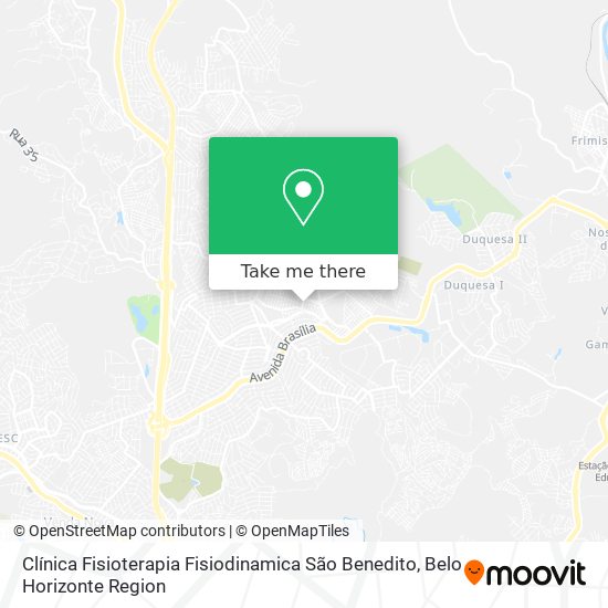 Clínica Fisioterapia Fisiodinamica São Benedito map