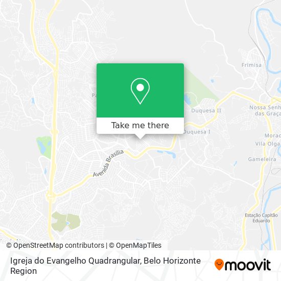 Igreja do Evangelho Quadrangular map
