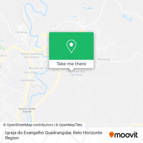 Igreja do Evangelho Quadrangular map
