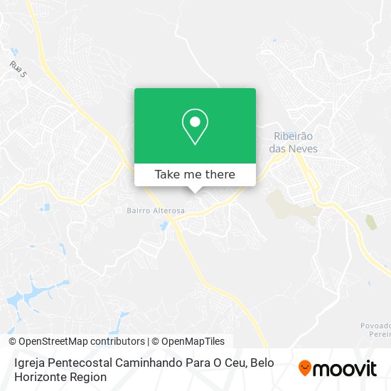 Igreja Pentecostal Caminhando Para O Ceu map