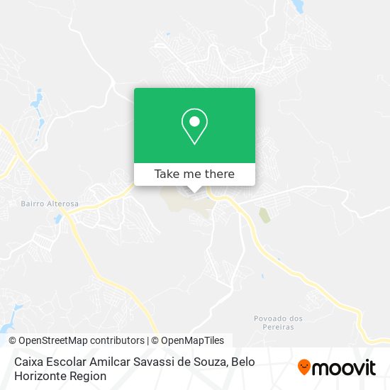 Caixa Escolar Amilcar Savassi de Souza map