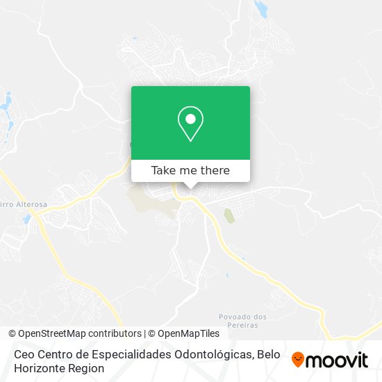 Ceo Centro de Especialidades Odontológicas map