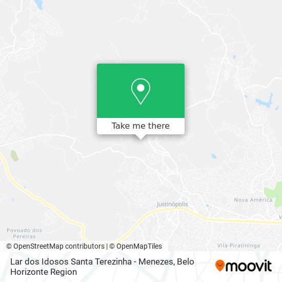 Lar dos Idosos Santa Terezinha - Menezes map