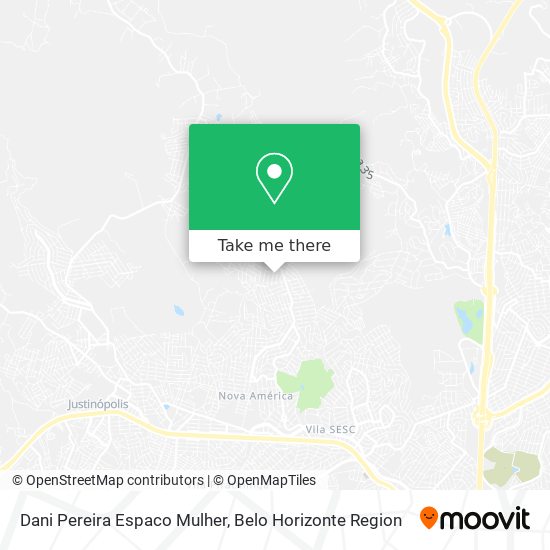 Dani Pereira Espaco Mulher map
