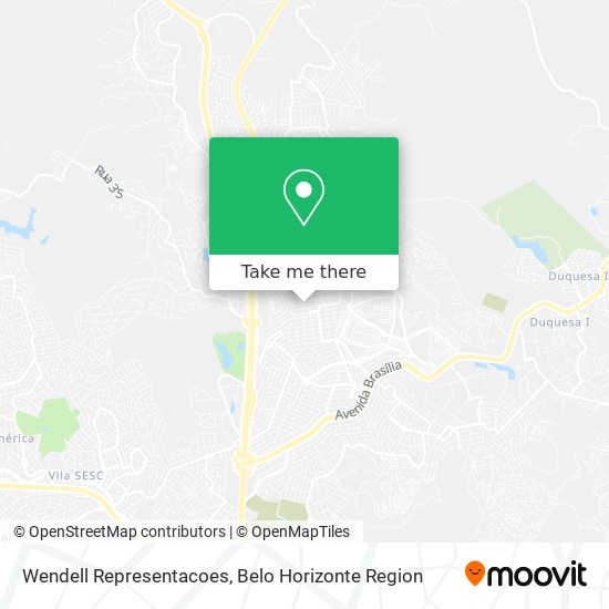 Wendell Representacoes map