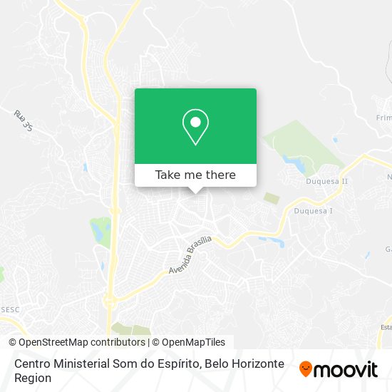 Centro Ministerial Som do Espírito map