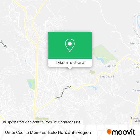Umei Cecília Meireles map