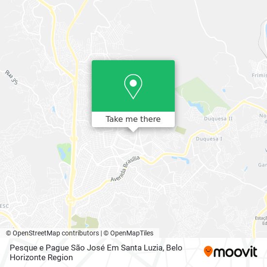 Pesque e Pague São José Em Santa Luzia map