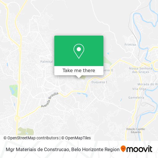Mgr Materiais de Construcao map
