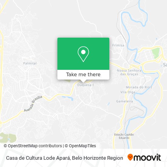Casa de Cultura Lode Apará map