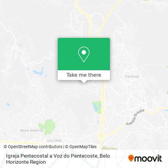 Igreja Pentecostal a Voz do Pentecoste map