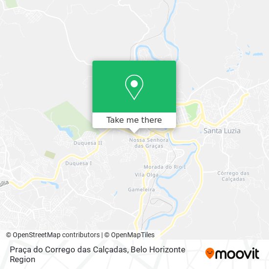 Praça do Corrego das Calçadas map