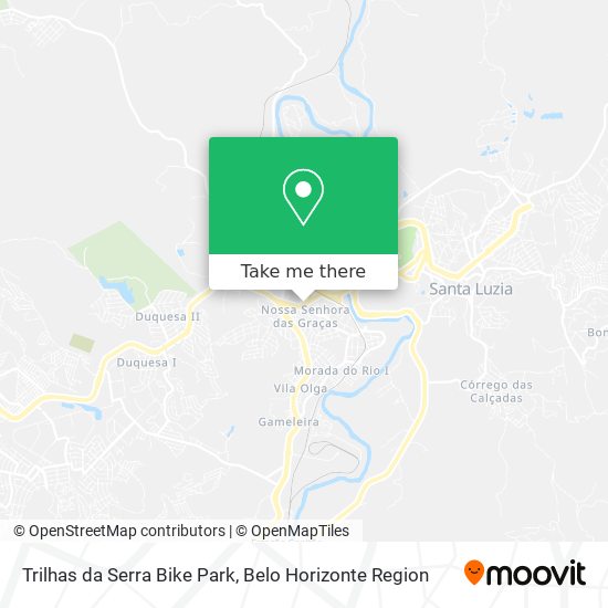 Trilhas da Serra Bike Park map