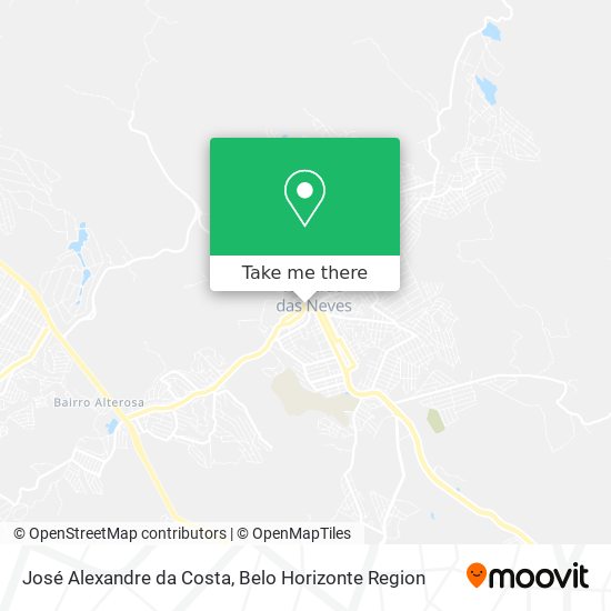 José Alexandre da Costa map