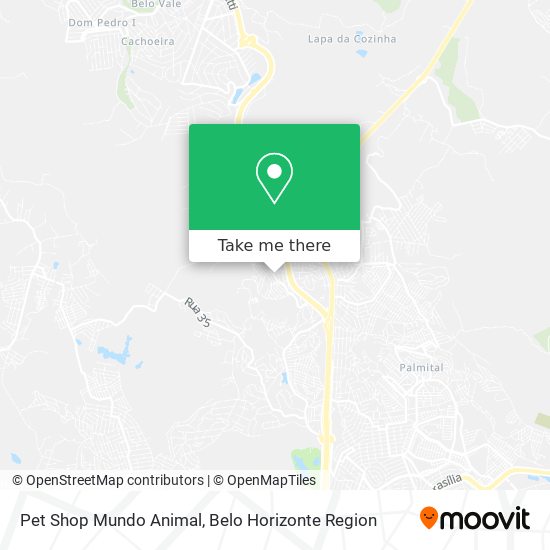 Pet Shop Mundo Animal map