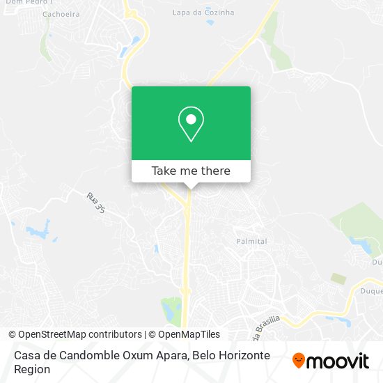 Casa de Candomble Oxum Apara map