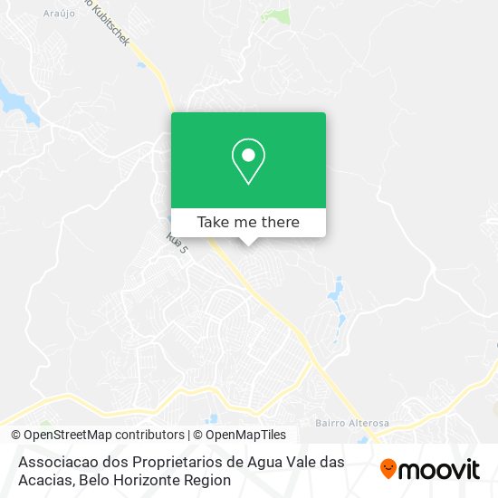 Associacao dos Proprietarios de Agua Vale das Acacias map
