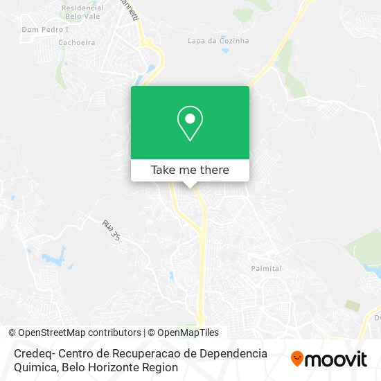 Credeq- Centro de Recuperacao de Dependencia Quimica map