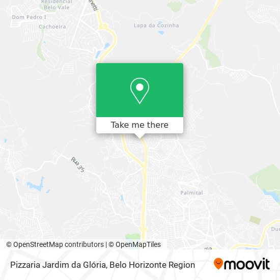 Pizzaria Jardim da Glória map