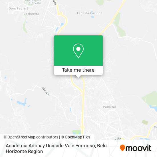 Mapa Academia Adonay Unidade Vale Formoso