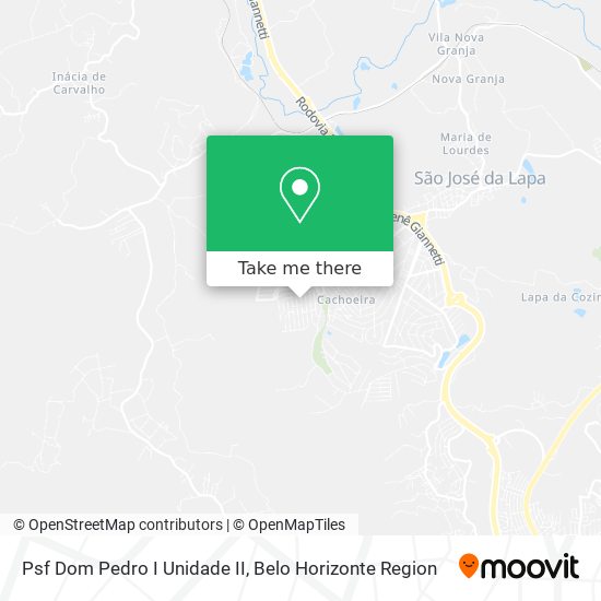Psf Dom Pedro I Unidade II map