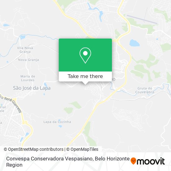 Convespa Conservadora Vespasiano map