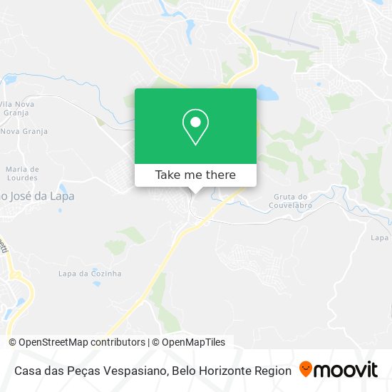 Casa das Peças Vespasiano map