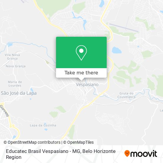 Mapa Educatec Brasil Vespasiano - MG