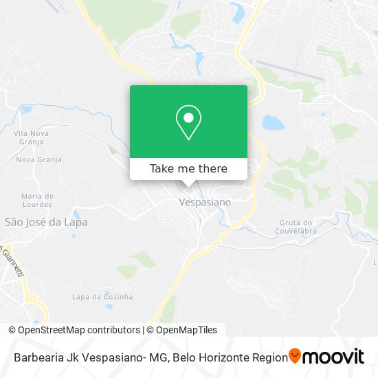 Barbearia Jk Vespasiano- MG map