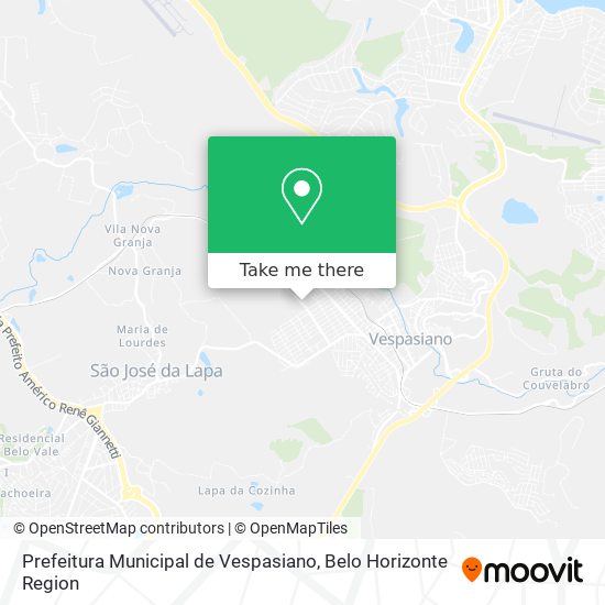 Prefeitura Municipal de Vespasiano map