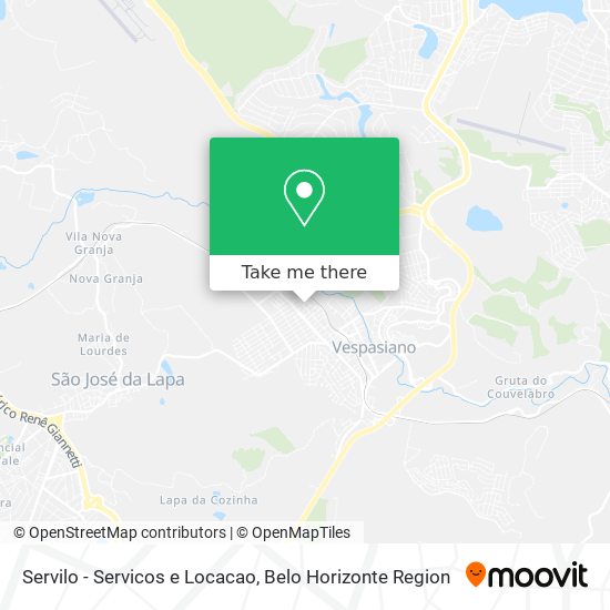 Servilo - Servicos e Locacao map