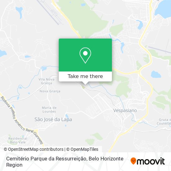 Cemitério Parque da Ressurreição map