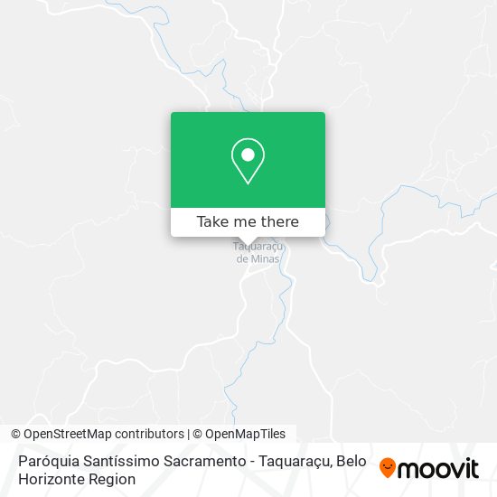 Paróquia Santíssimo Sacramento - Taquaraçu map
