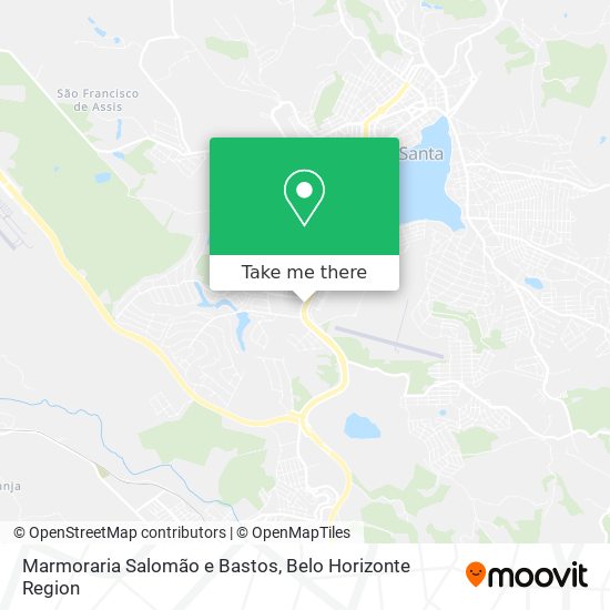 Marmoraria Salomão e Bastos map