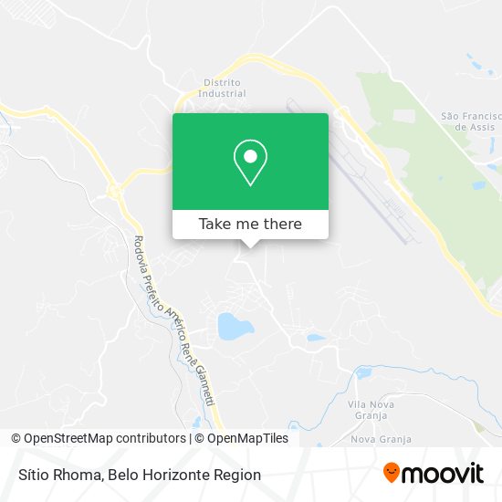 Sítio Rhoma map