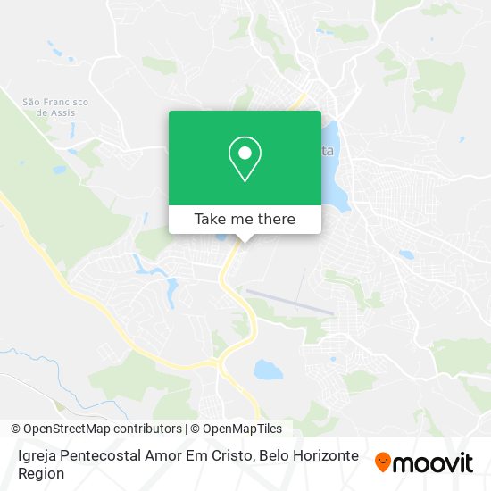 Igreja Pentecostal Amor Em Cristo map