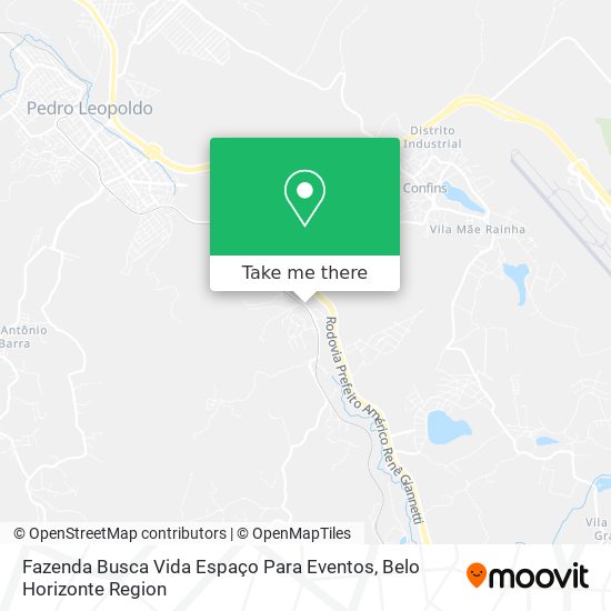 Fazenda Busca Vida Espaço Para Eventos map