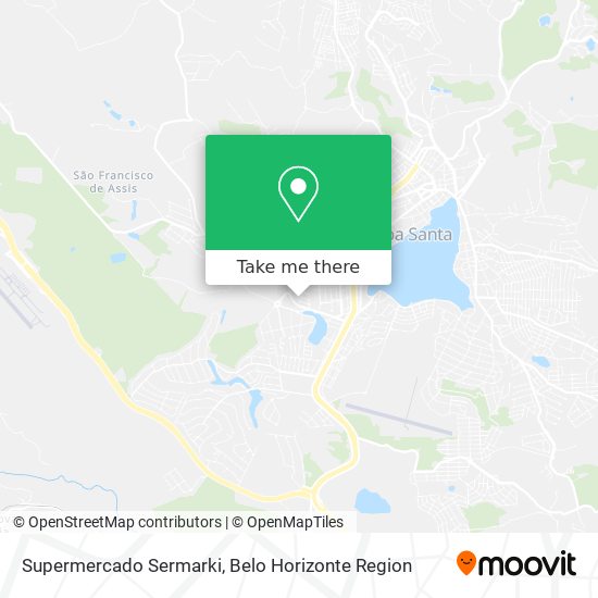 Supermercado Sermarki map