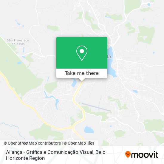 Aliança - Gráfica e Comunicação Visual map