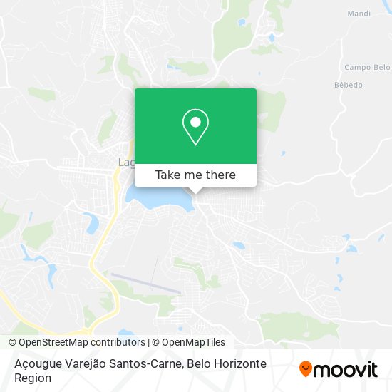 Açougue Varejão Santos-Carne map