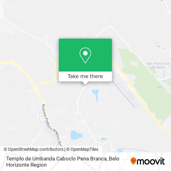 Templo de Umbanda Caboclo Pena Branca map