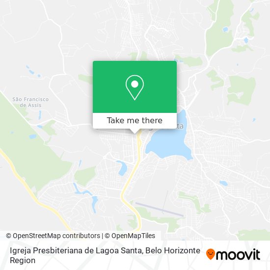 Igreja Presbiteriana de Lagoa Santa map