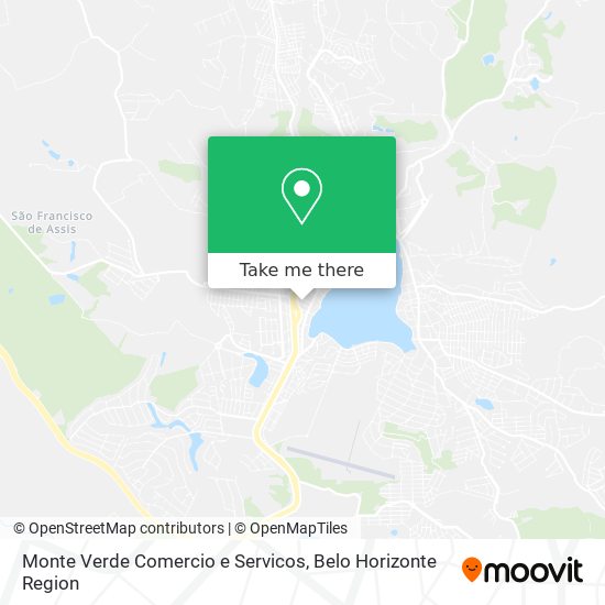 Monte Verde Comercio e Servicos map