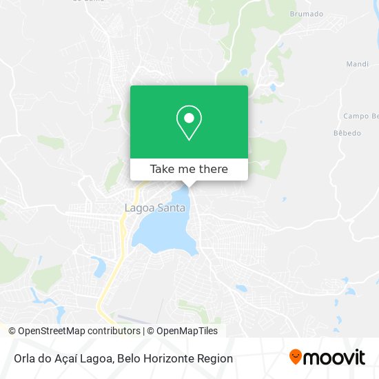 Orla do Açaí Lagoa map