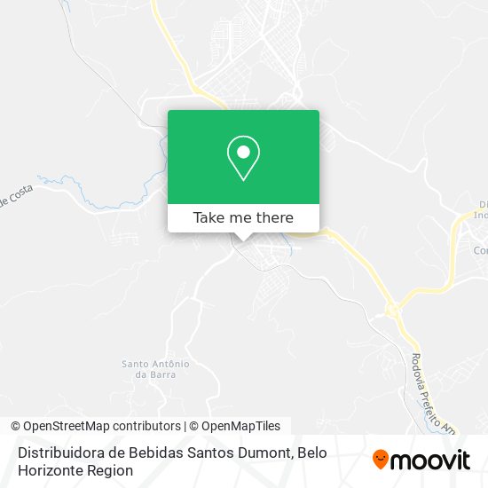 Distribuidora de Bebidas Santos Dumont map