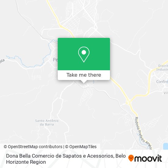 Dona Bella Comercio de Sapatos e Acessorios map