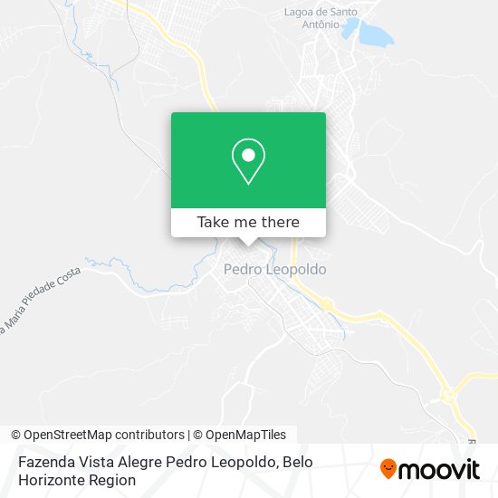 Fazenda Vista Alegre Pedro Leopoldo map