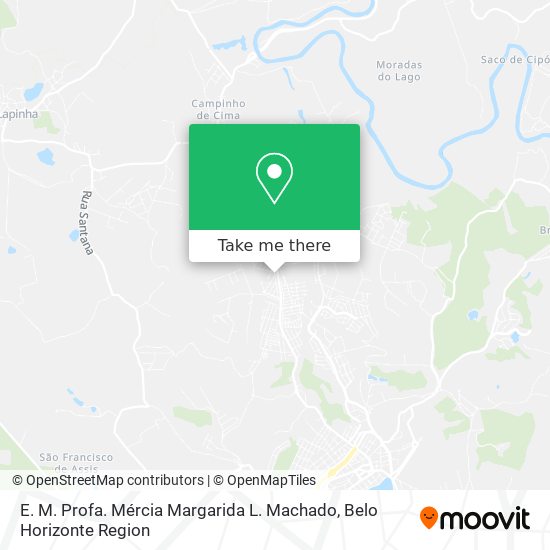 E. M. Profa. Mércia Margarida L. Machado map