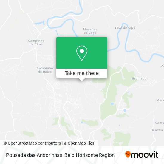 Pousada das Andorinhas map