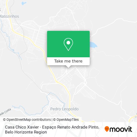 Casa Chico Xavier - Espaço Renato Andrade Pinto map